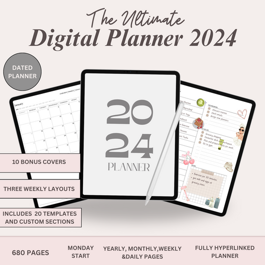 The 2024 Dated Digital Planner